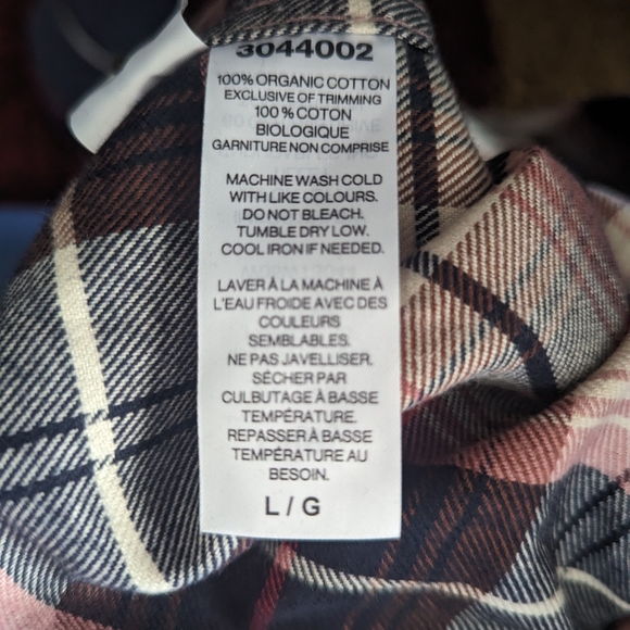 L: Tilley women's large flannel shirt - Picture 5 of 7
